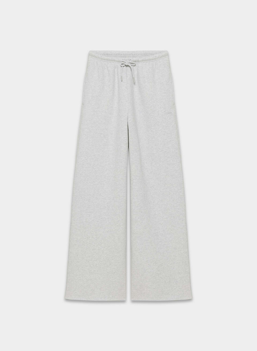 cozy sweatfleece mega flutter sweatpant heather chrome