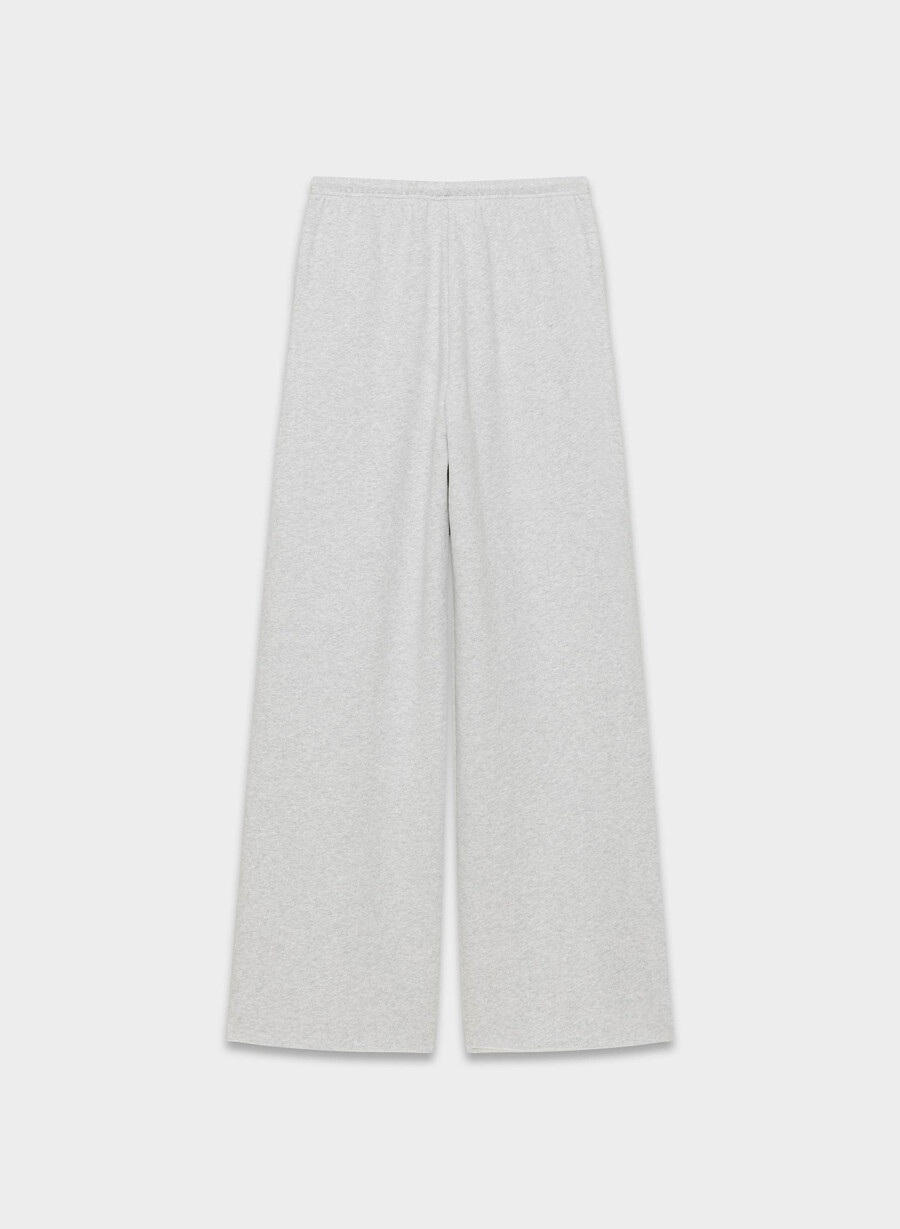 cozy sweatfleece mega flutter sweatpant heather chrome