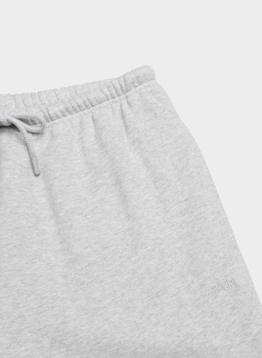 cozy sweatfleece mega flutter sweatpant heather chrome