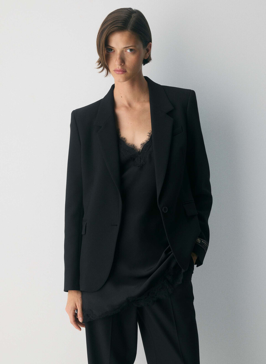 producer blazer – reessential black