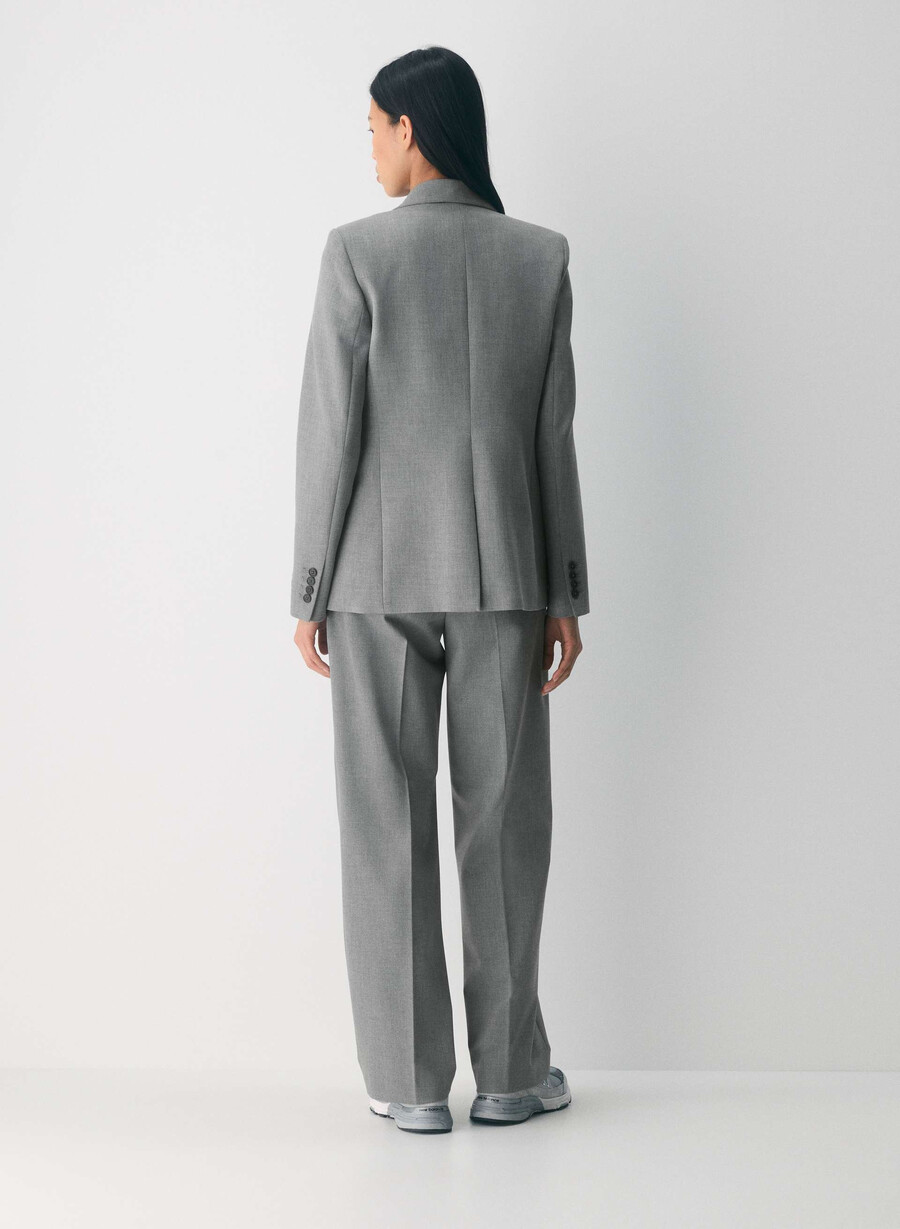 produzent blazer - reessential heather dark grey