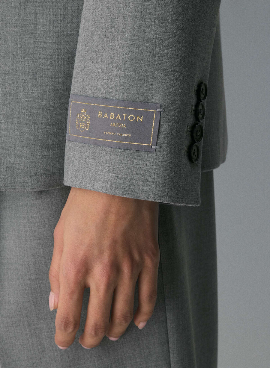 produzent blazer - reessential heather dark grey