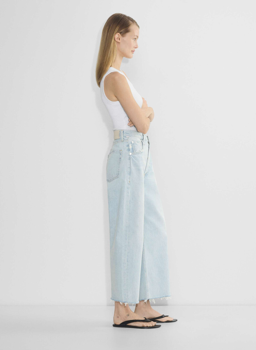 citizens of humanity ayla raw hem jeans sailor