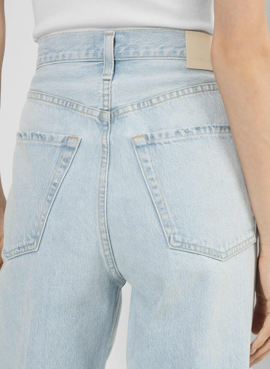 citizens of humanity ayla raw hem jeans sailor