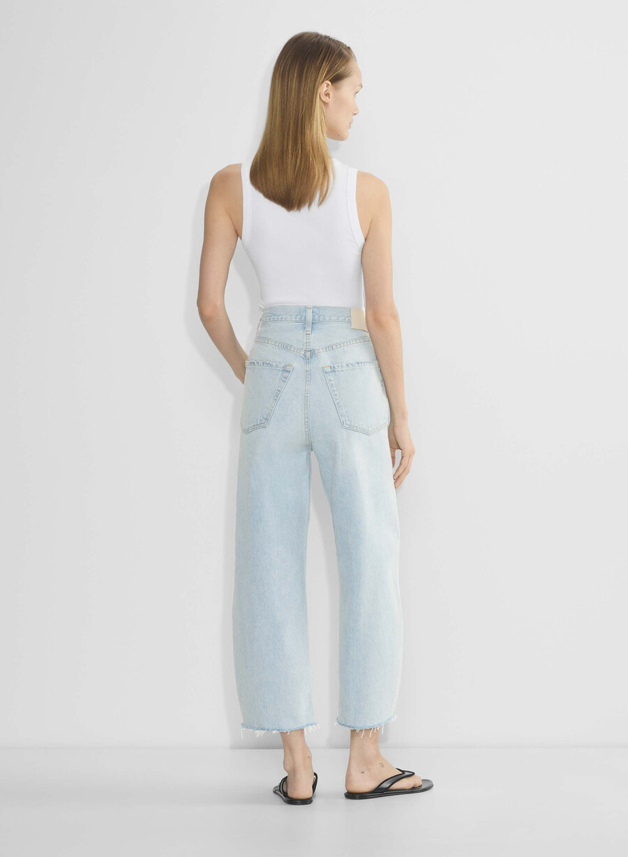 citizens of humanity ayla raw hem jeans sailor
