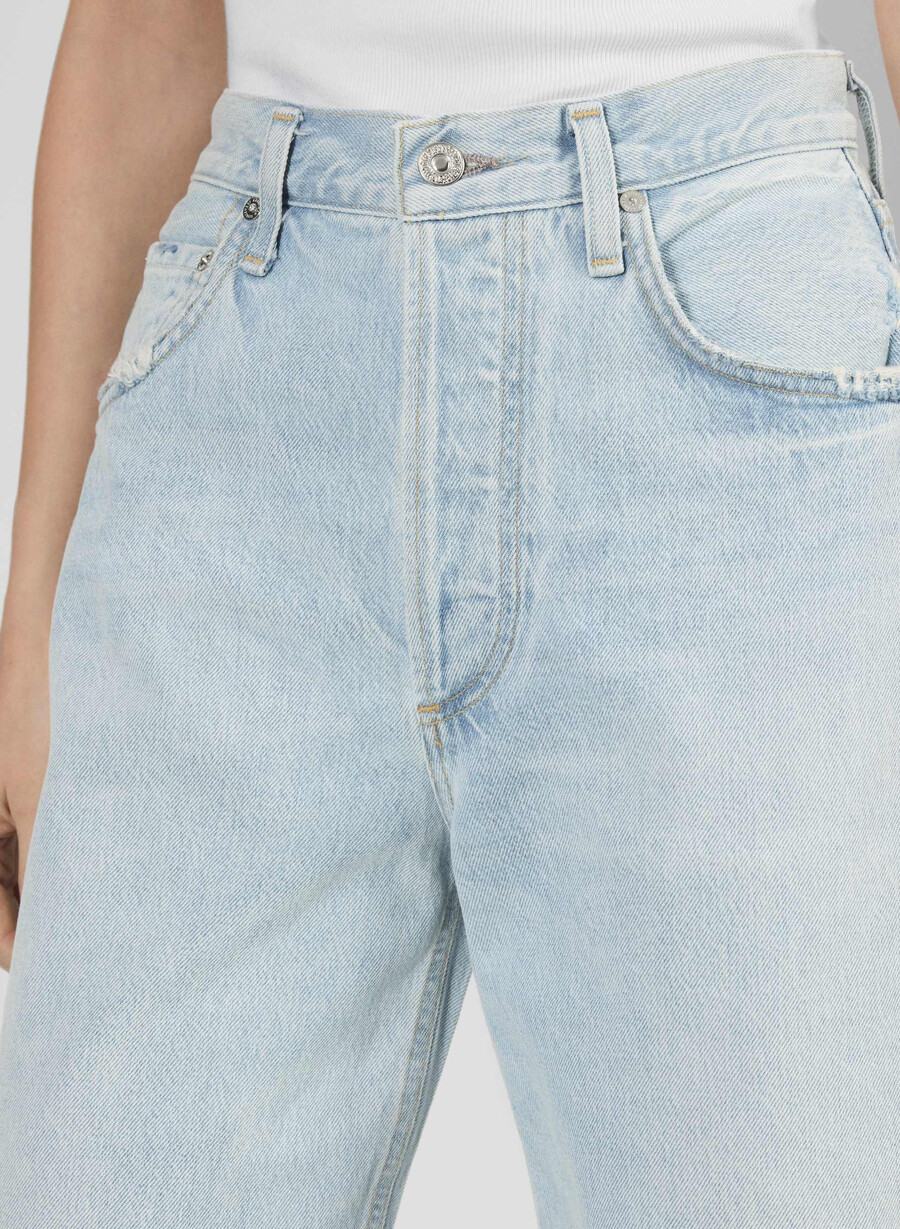 citizens of humanity ayla raw hem jeans sailor