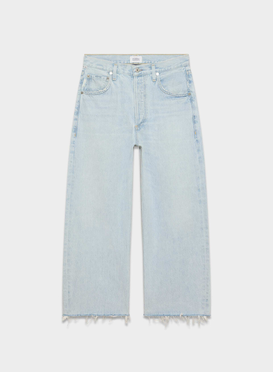 citizens of humanity ayla raw hem jeans sailor