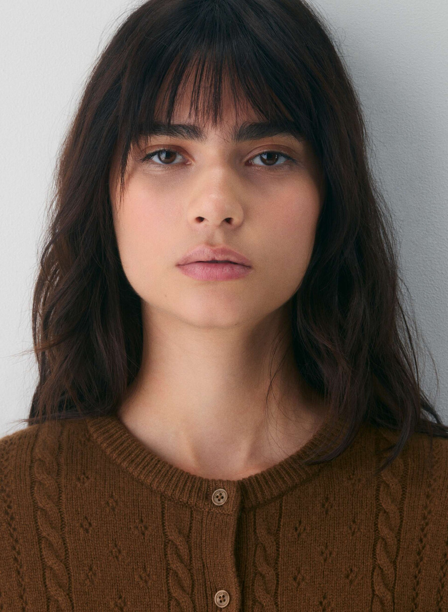 sweetspot cardigan schokoladenbraun