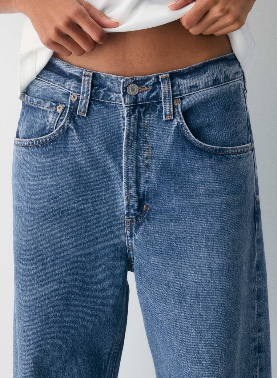 agolde low curve jeans myth