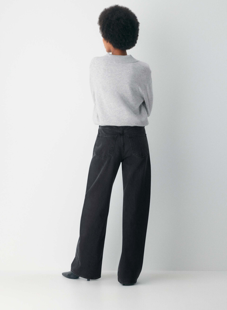 agolde low curve jeans black tar