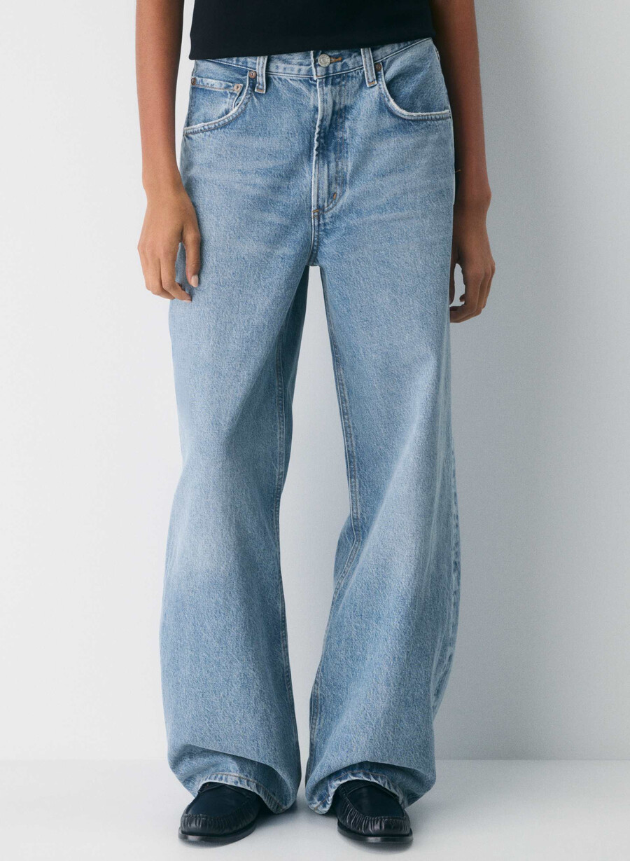 agolde low curve jeans fairway