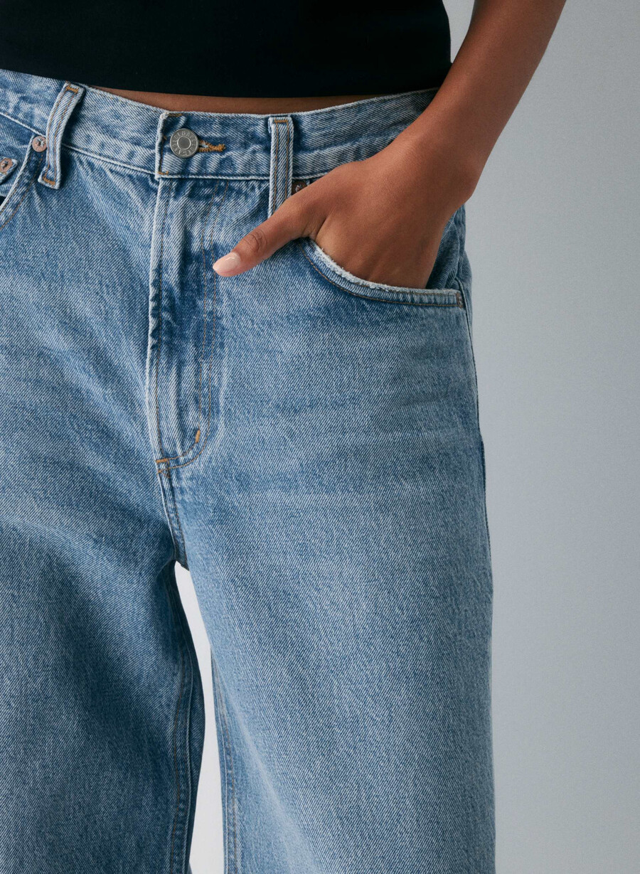 agolde low curve jeans fairway