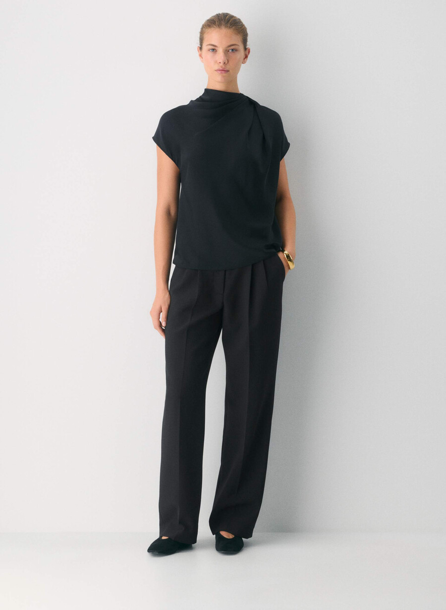die effortless pant curve-fit - reessential heather black
