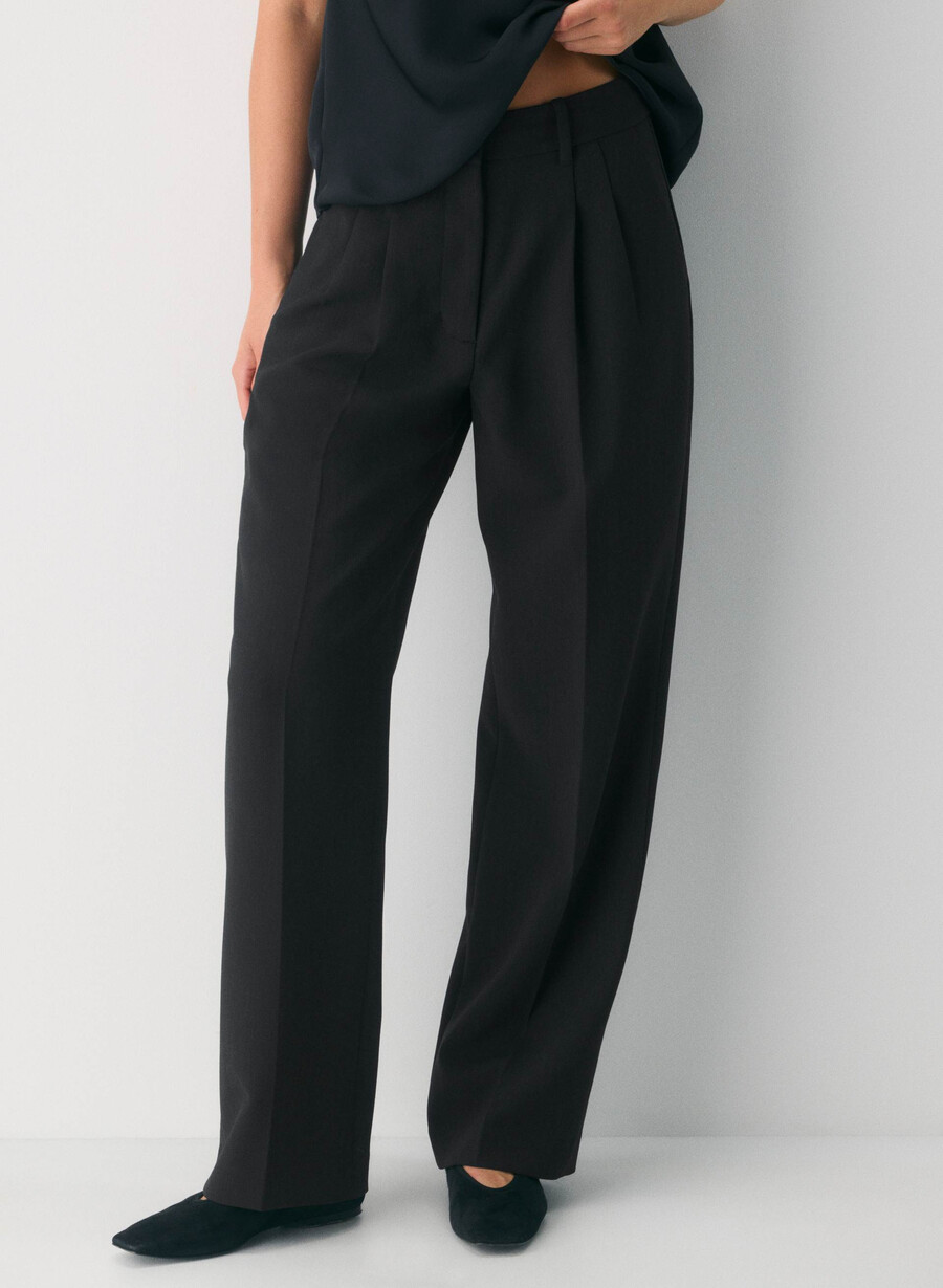 die effortless pant curve-fit - reessential heather black