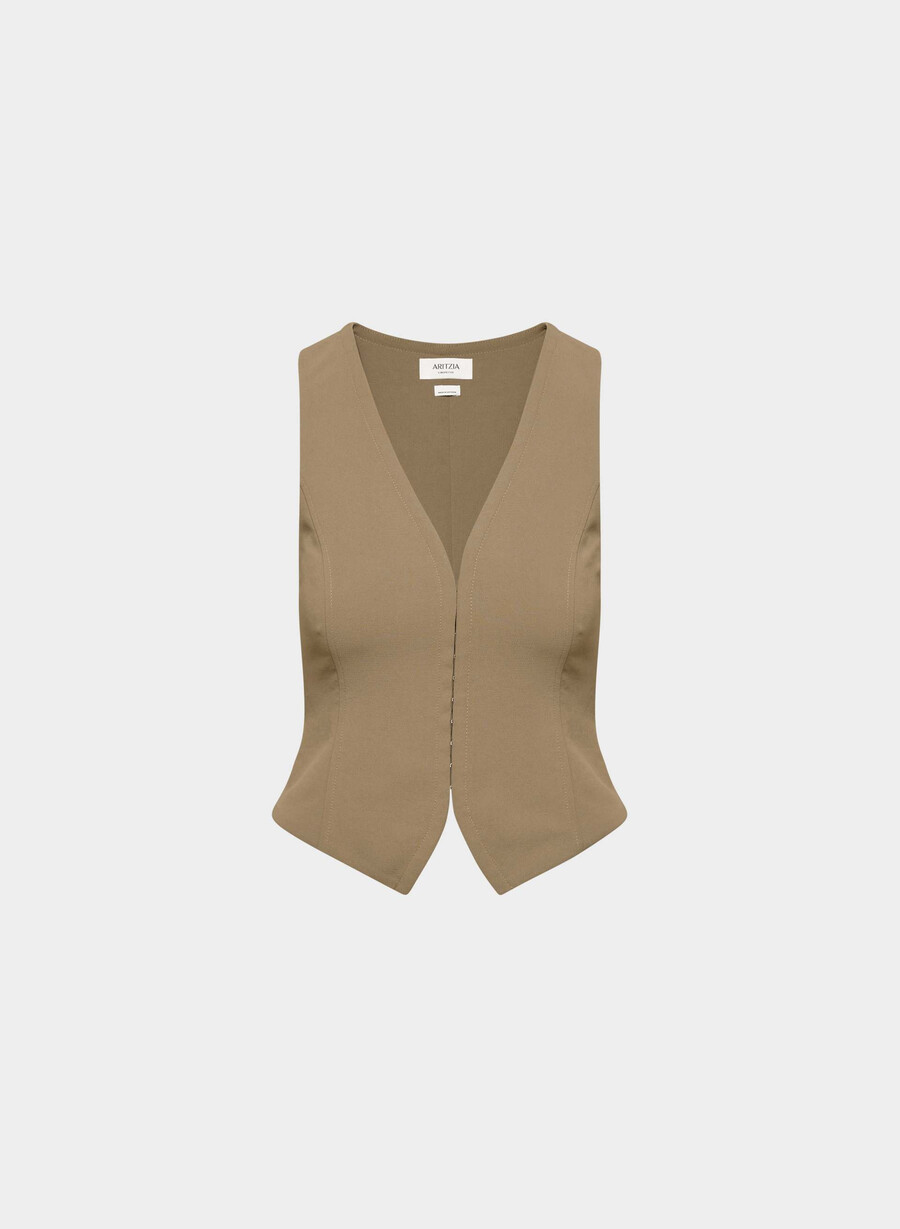 bekleidungsweste – crepette folio braun