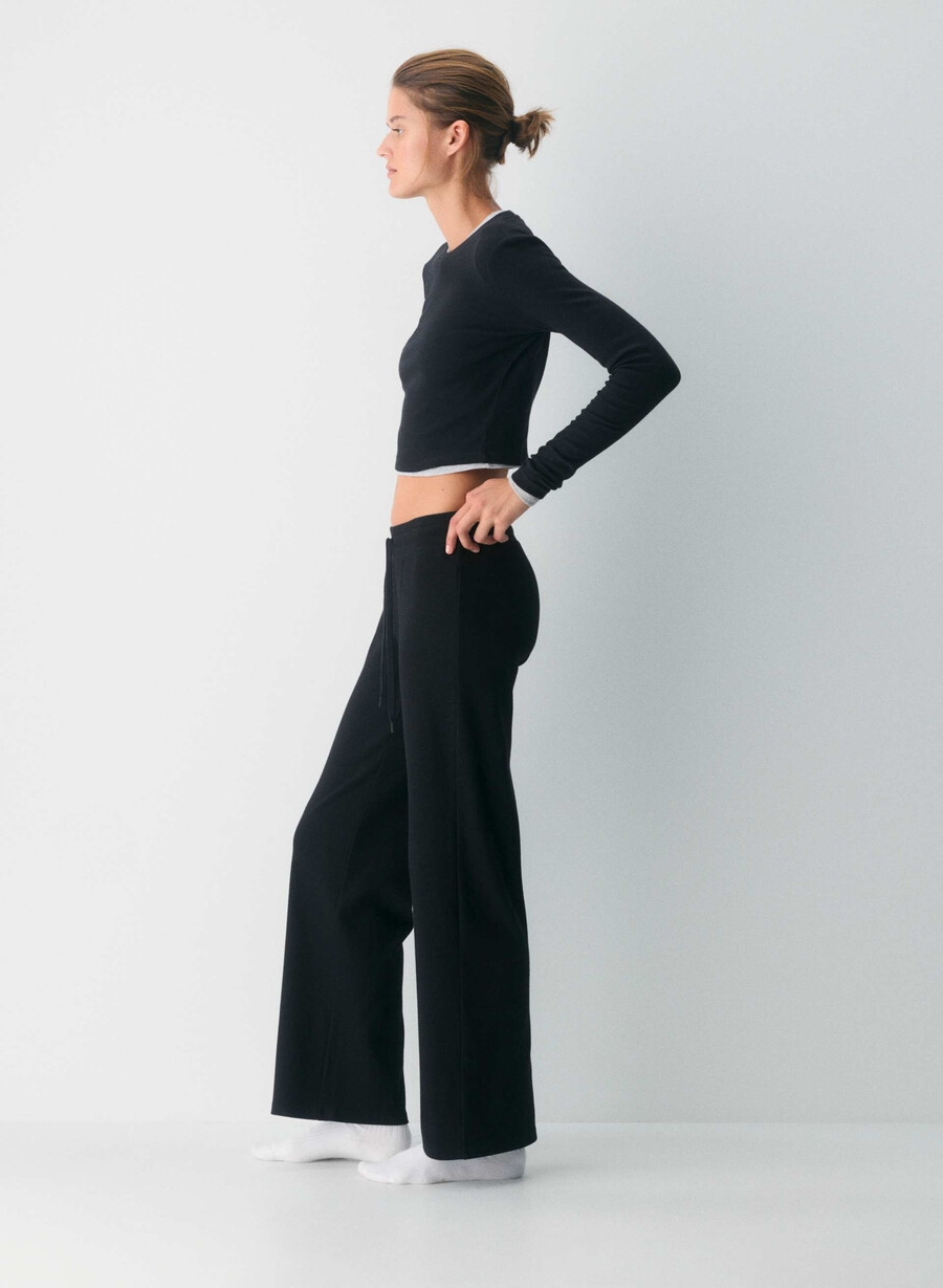 homestretch rib kickback hose schwarz