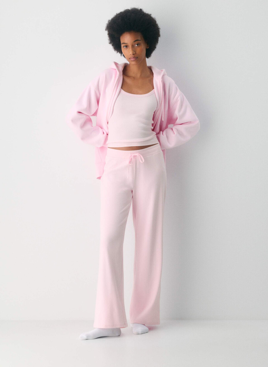 homestretch rib kickback hose villa pink