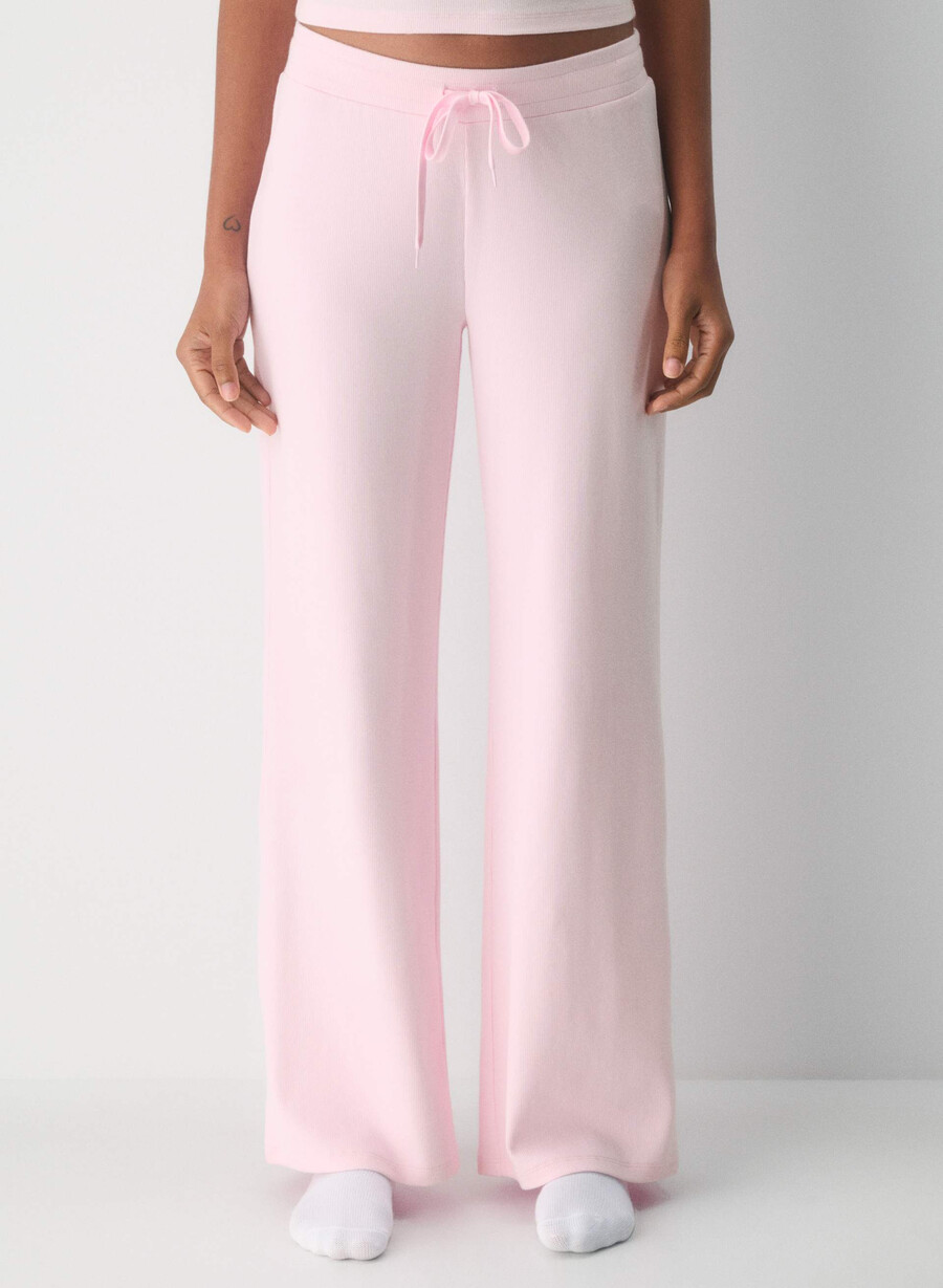 homestretch rib kickback hose villa pink
