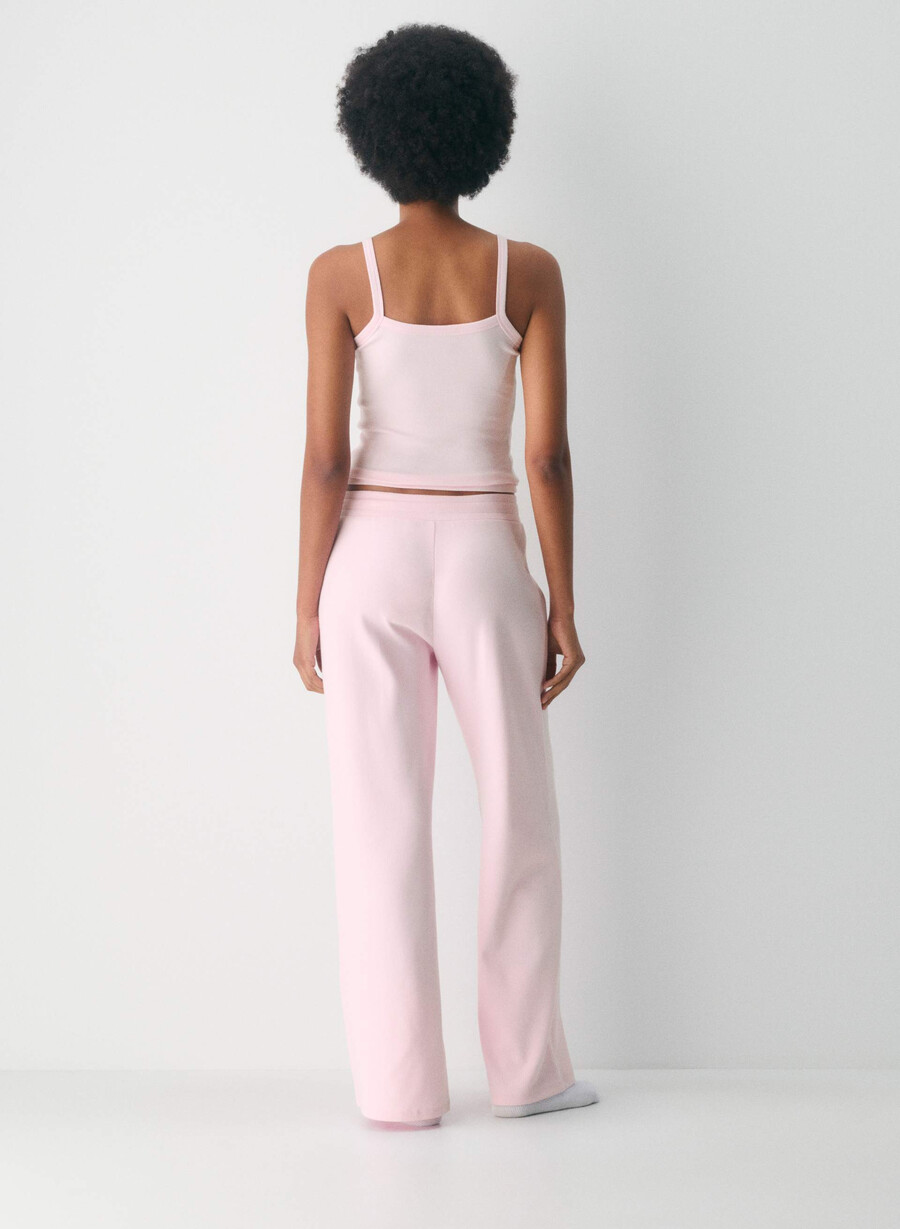 homestretch rib kickback hose villa pink
