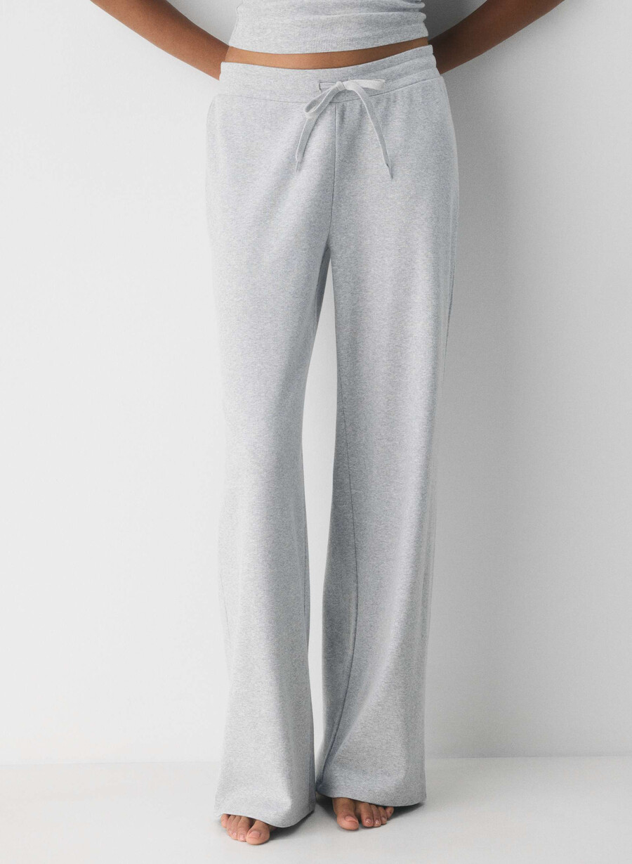 homestretch rib kickback hose heather chrome