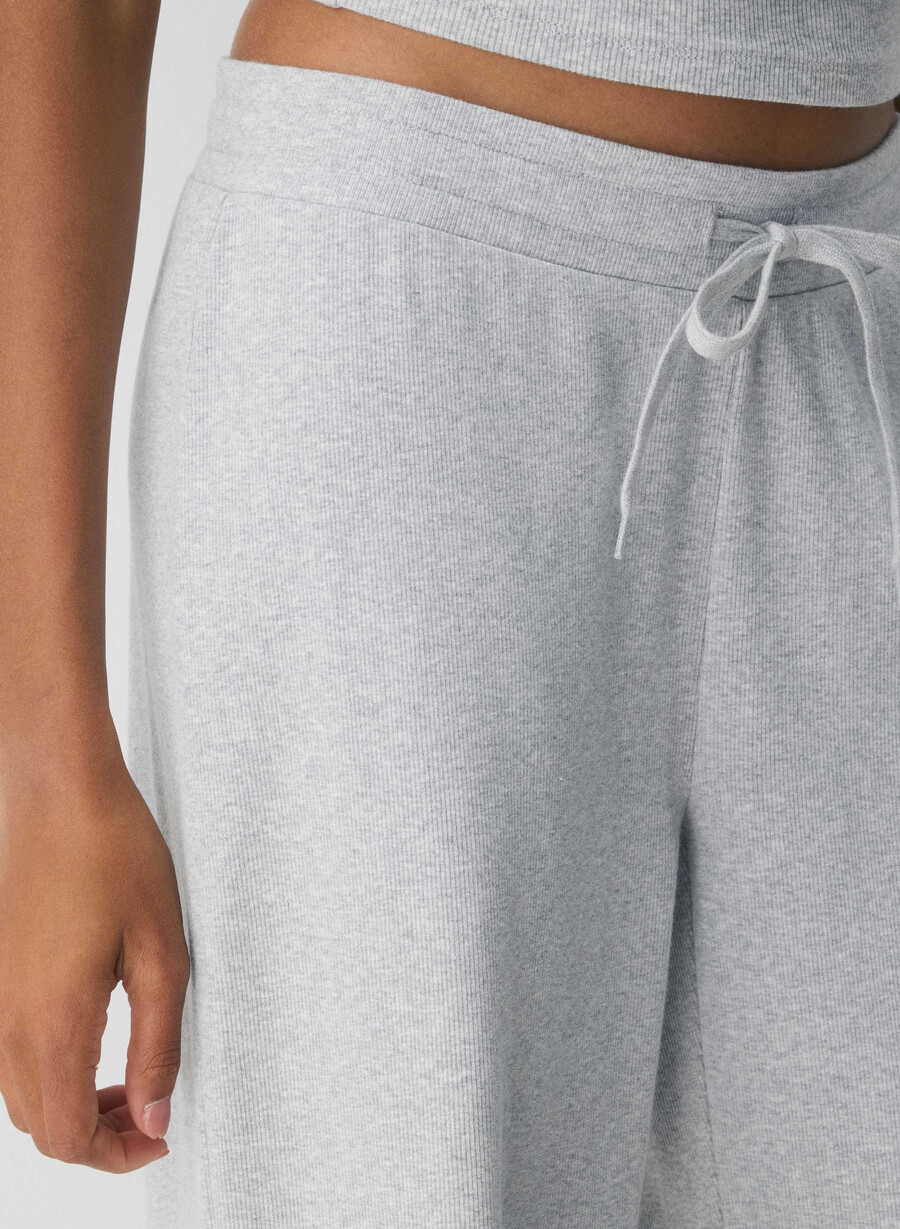 homestretch rib kickback hose heather chrome