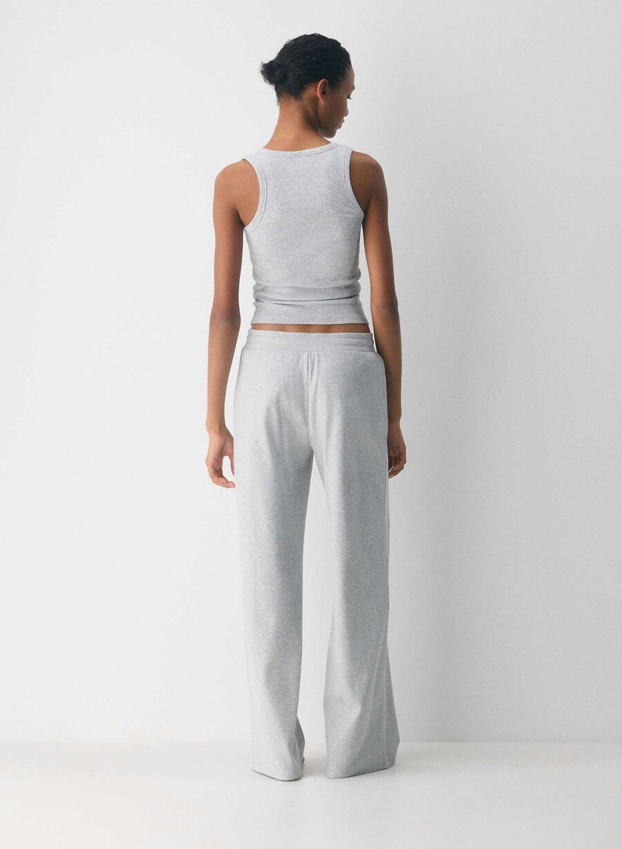 homestretch rib kickback hose heather chrome