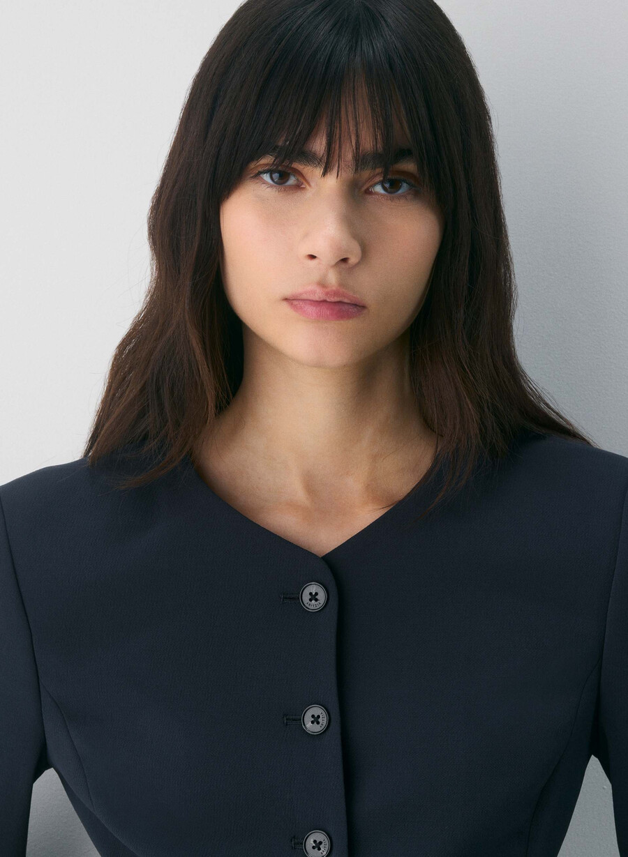 regal blazer - crepette dunkelblau