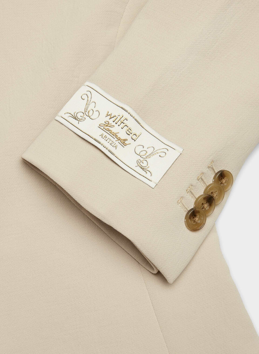 königlicher blazer – crepette marcona beige
