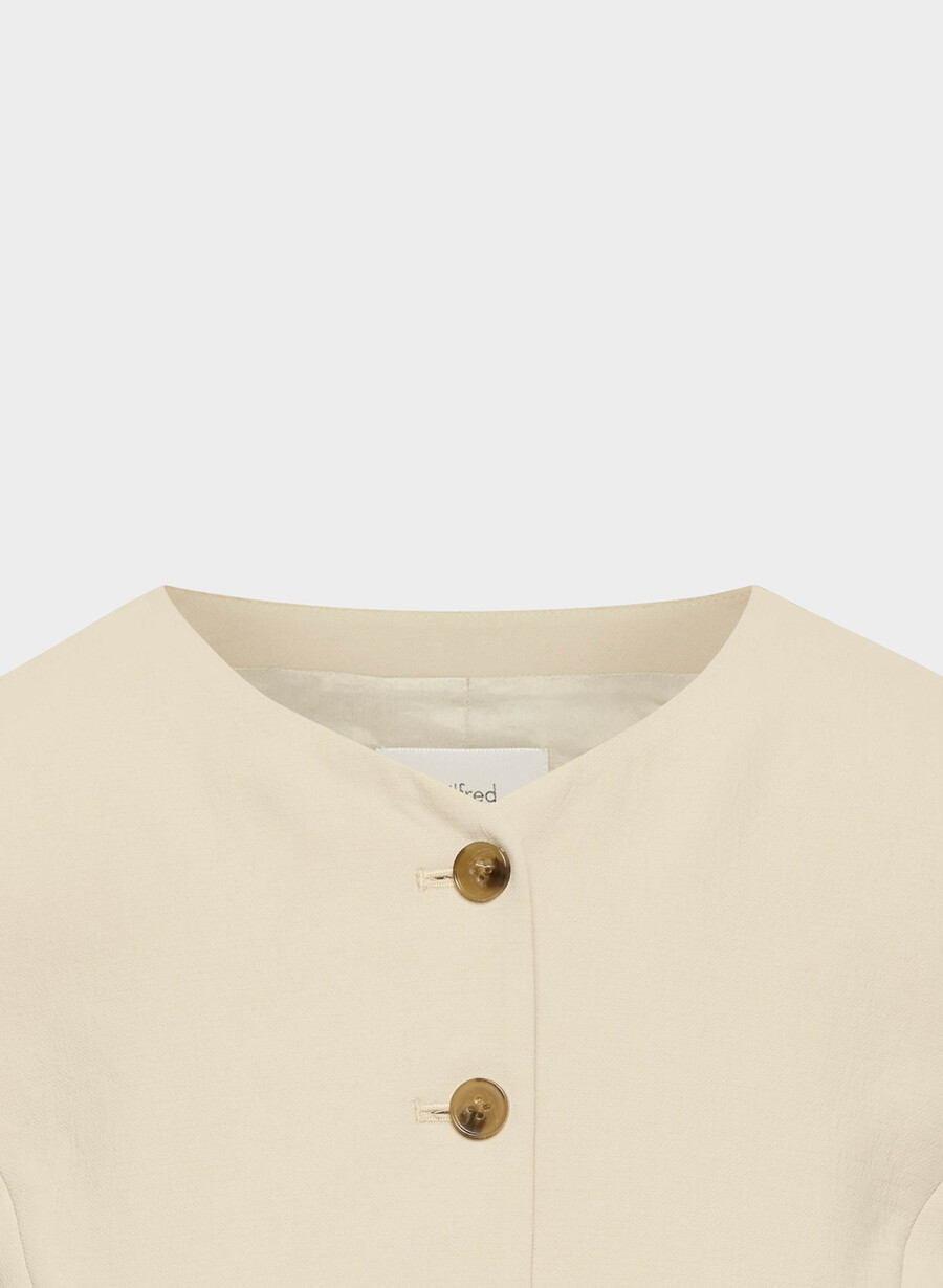 königlicher blazer – crepette marcona beige