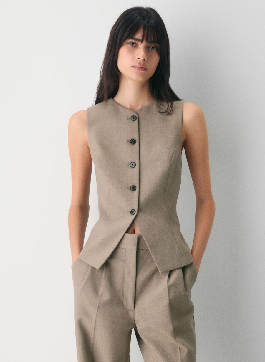 regal weste - reessential heather nomad taupe