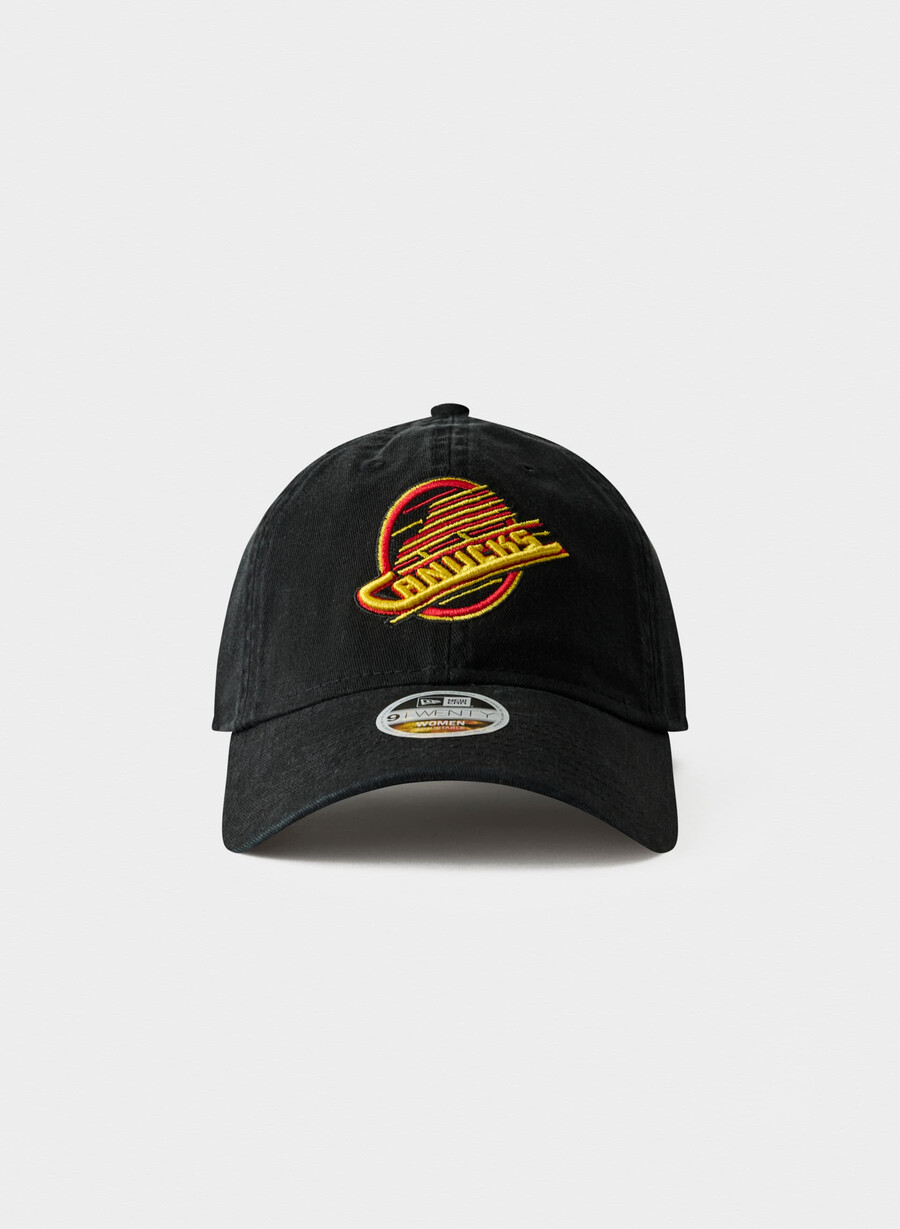 new era vancouver canucks 9twenty hut wshd blk multi