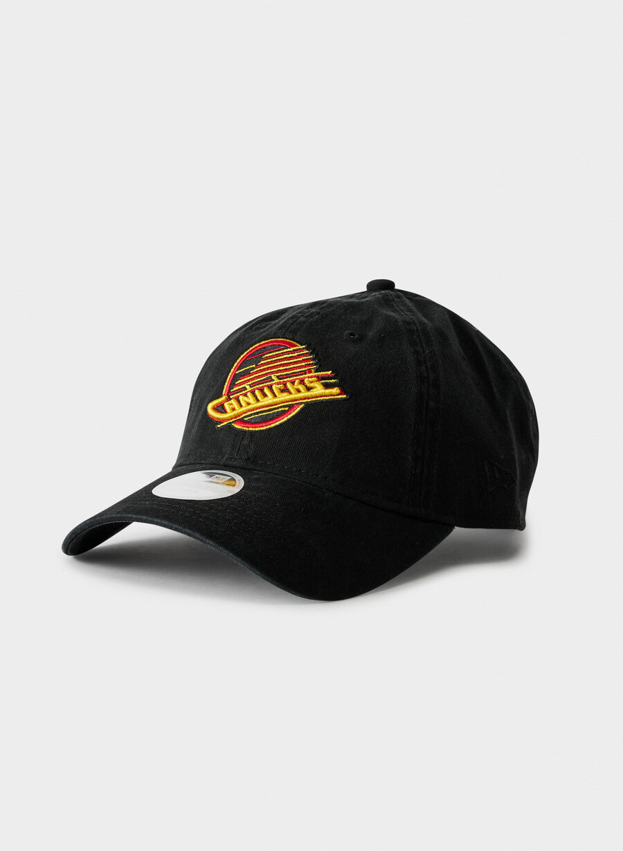 new era vancouver canucks 9twenty hut wshd blk multi