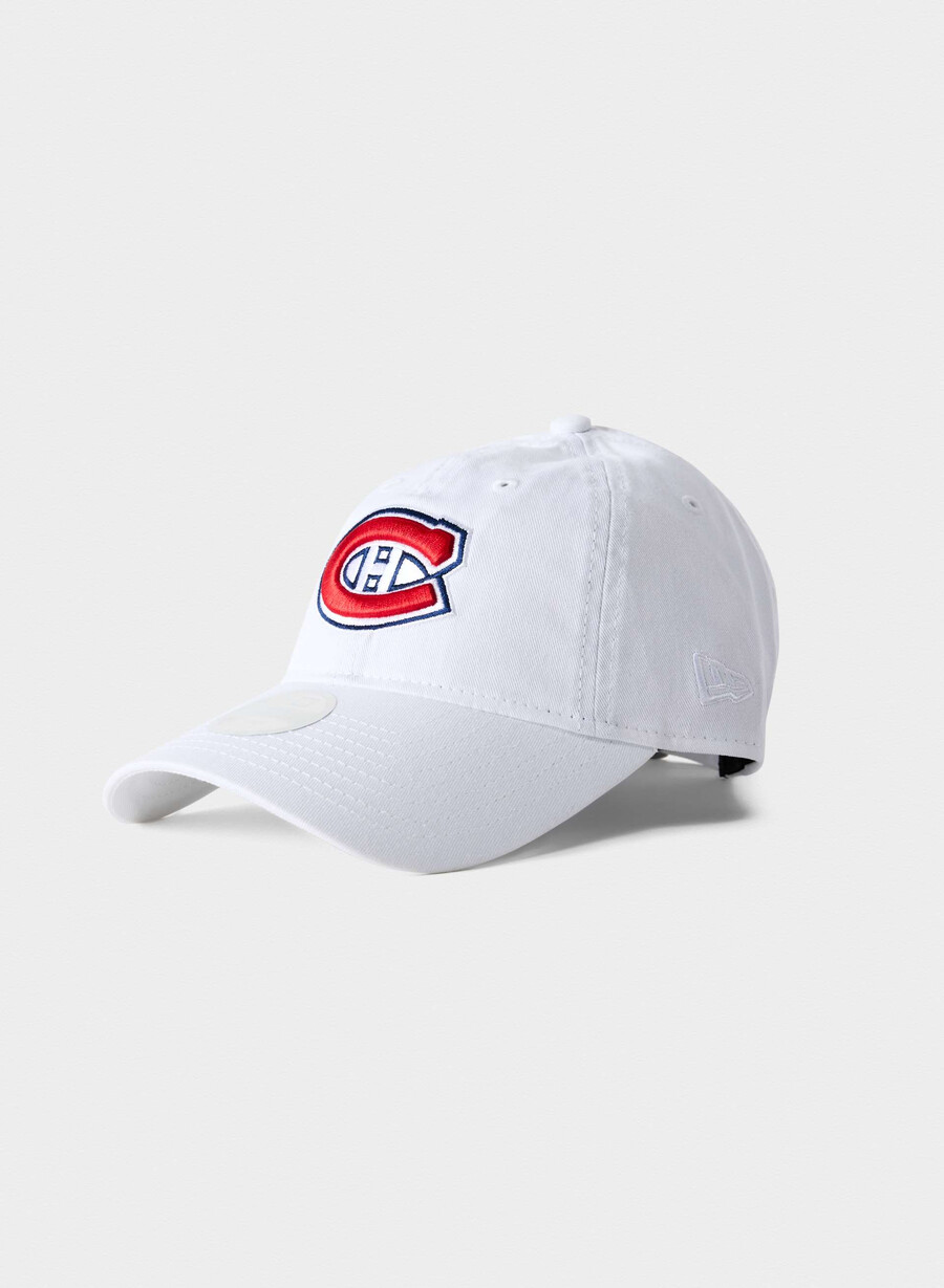 new era montreal canadiens 9twenty kappe gewaschenes weißmehrfarbig