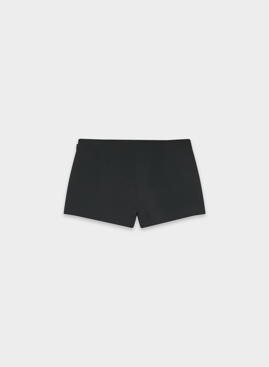 jewel skort - crepette schwarz