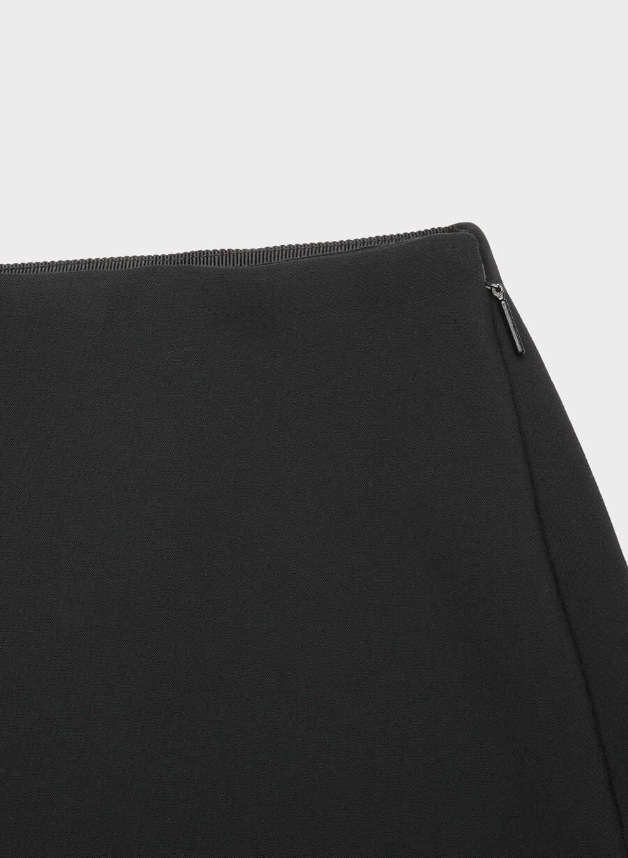 jewel skort - crepette schwarz