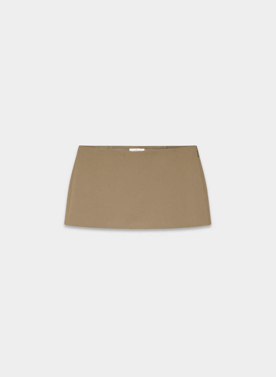 juwelen-skort – crepette folio braun