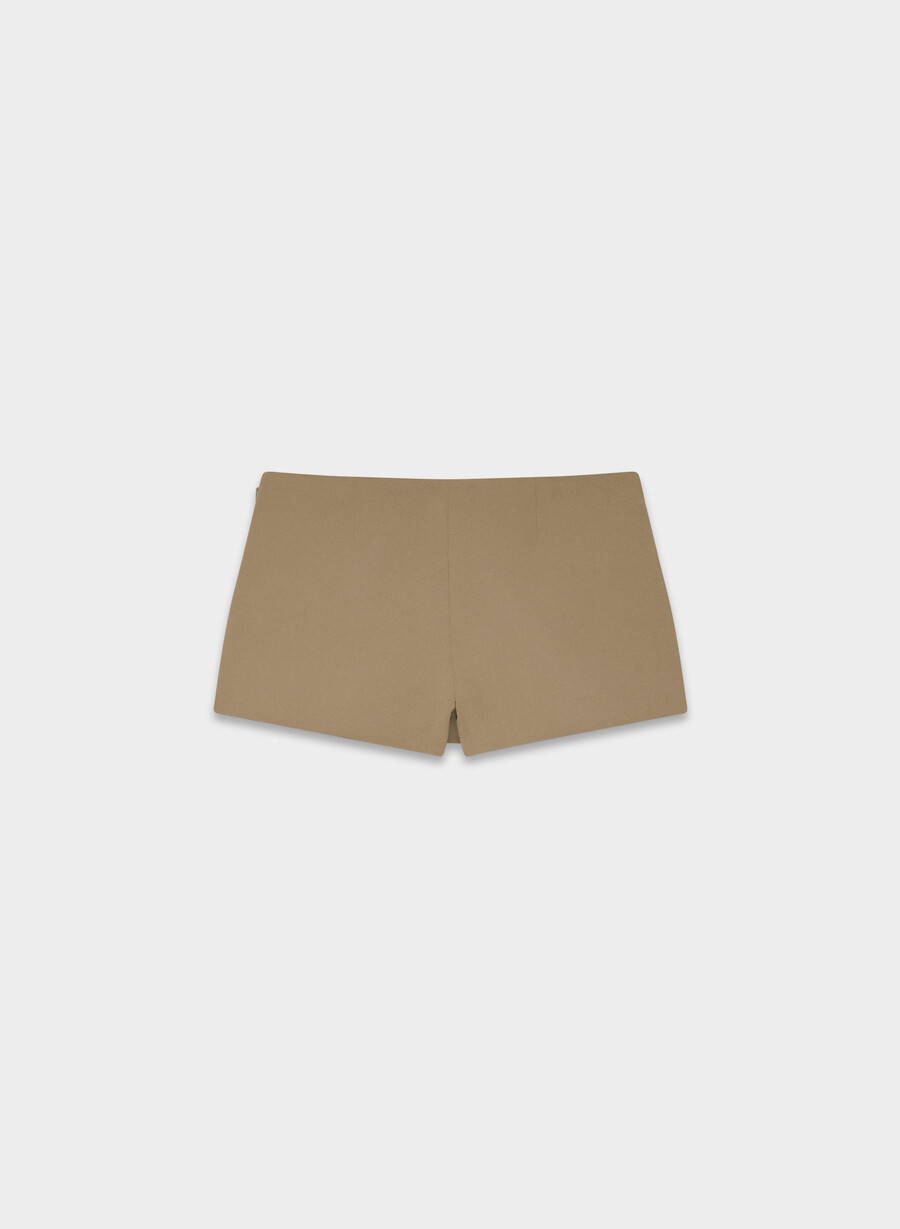juwelen-skort – crepette folio braun