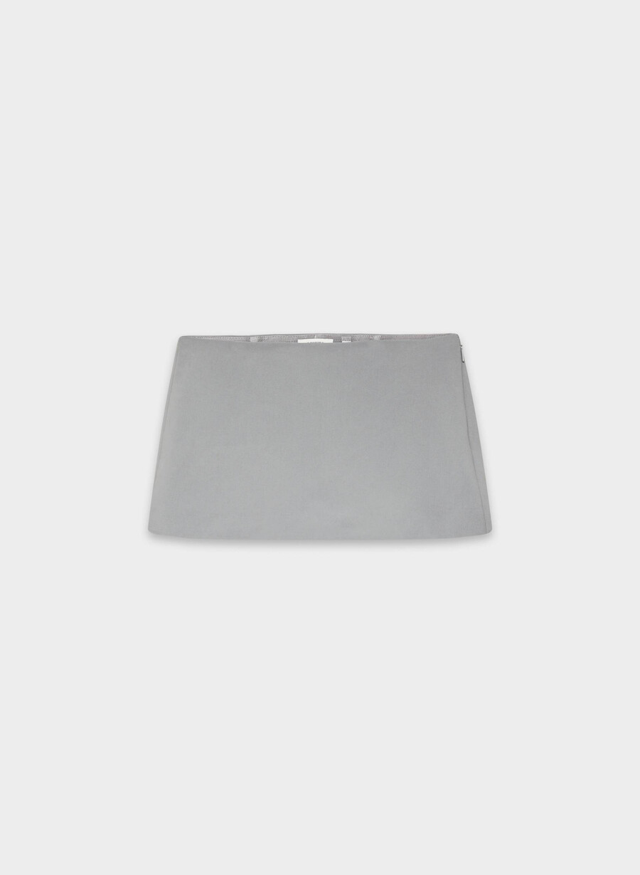 jewel skort - crepette riverstone grey