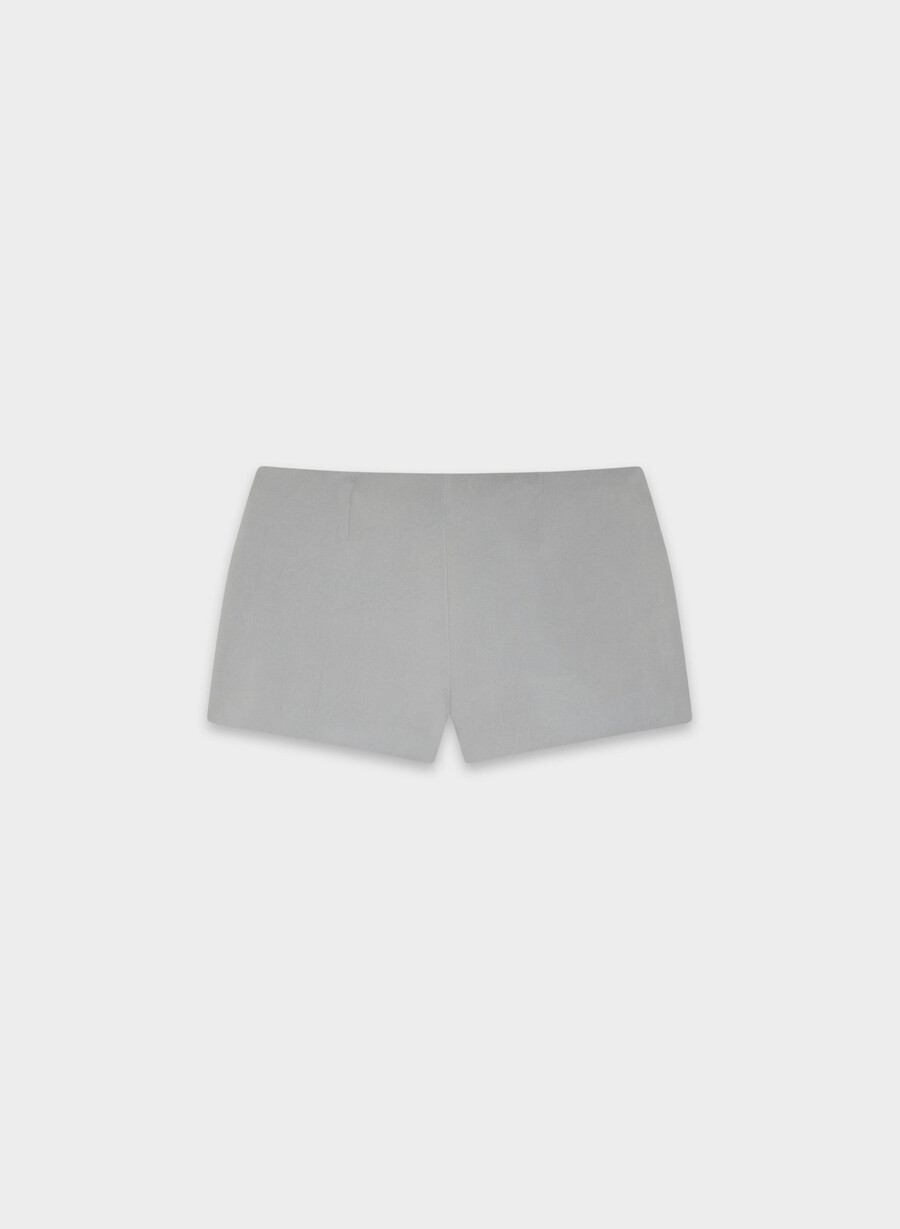 jewel skort - crepette riverstone grey