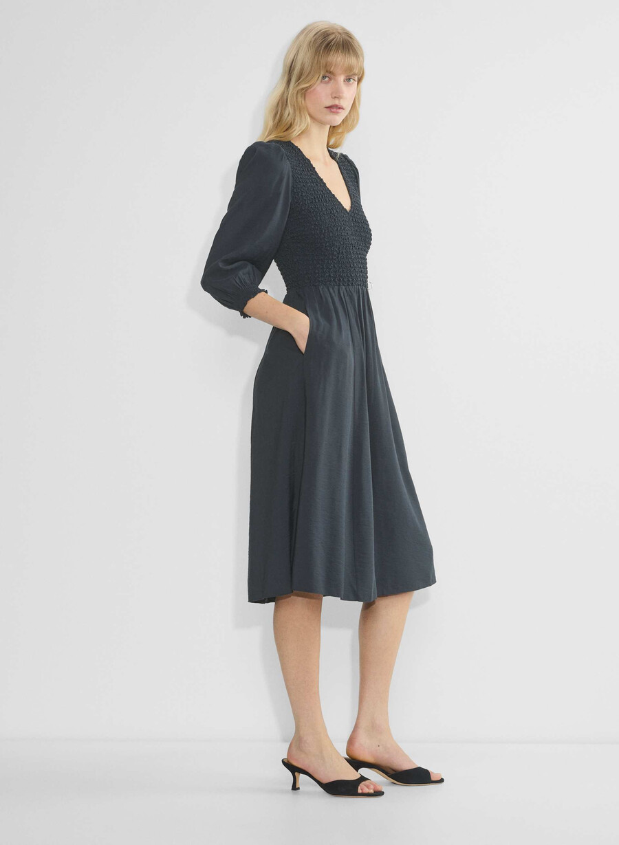 hart dress dunkel nacht marineblau