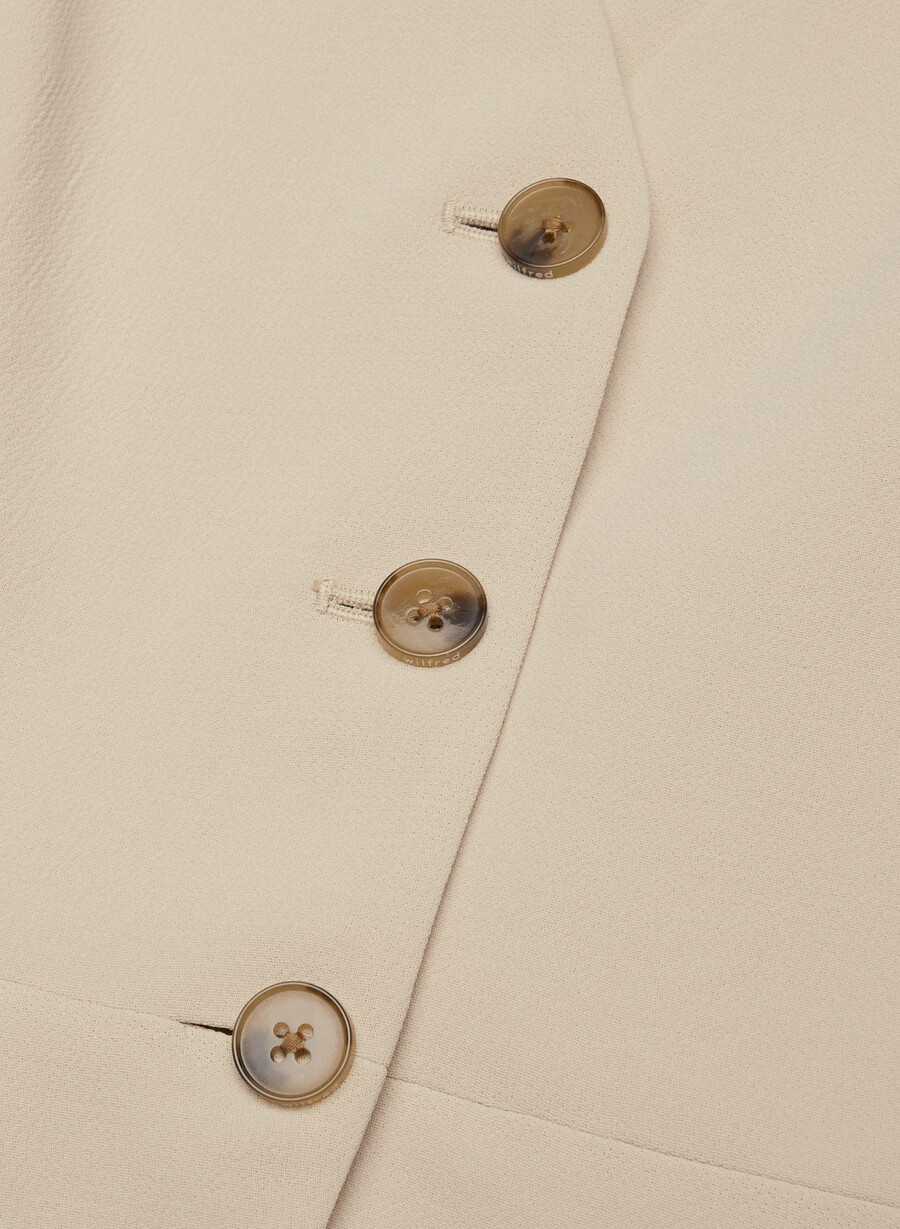 catherine vest marcona beige