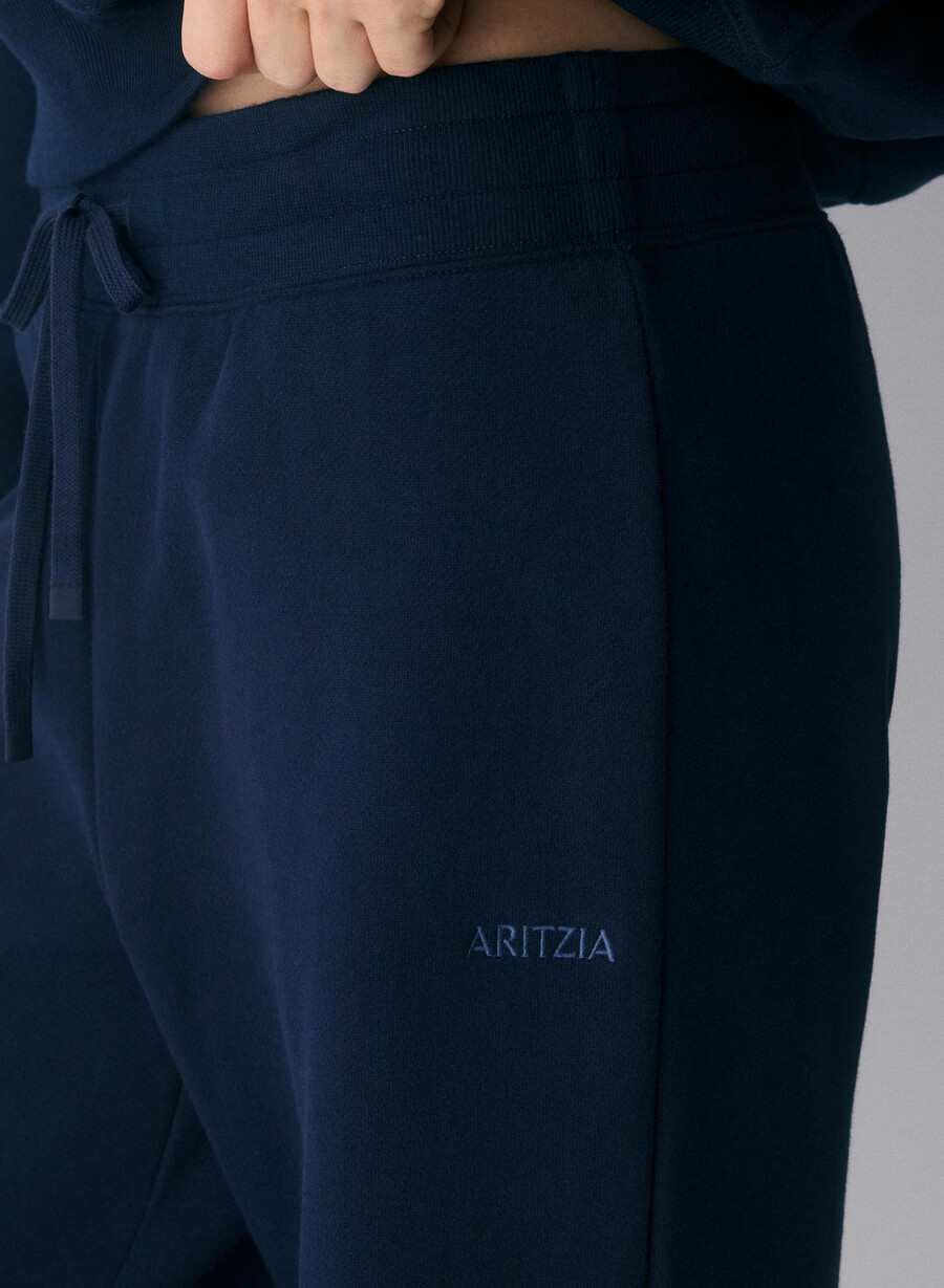 gemütliche sweatfleece-jogginghose mit perfektem bund admiral