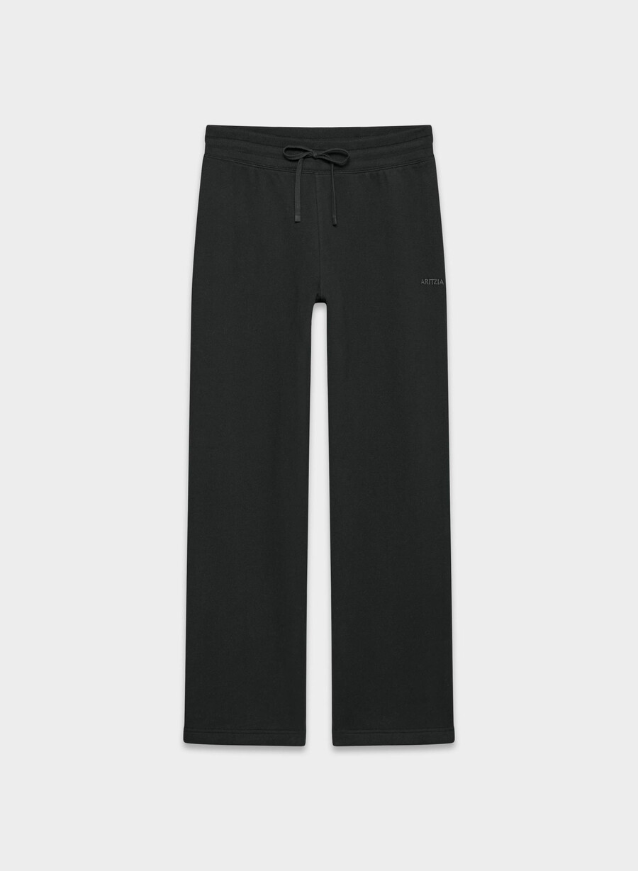 kuschelige sweatfleece-jogginghose mit perfektem bund schwarz