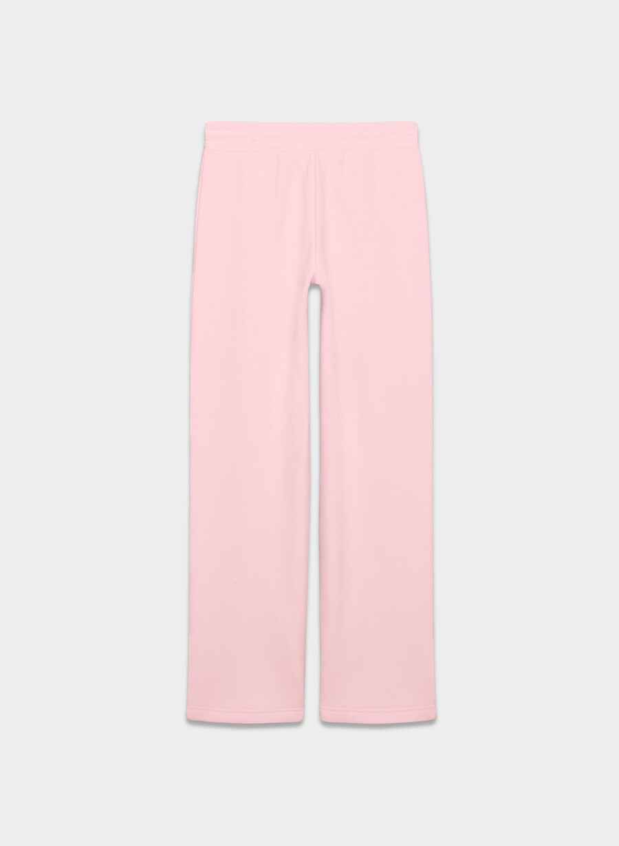 kuschelige sweatfleece-jogginghose mit perfektem bund villa pink