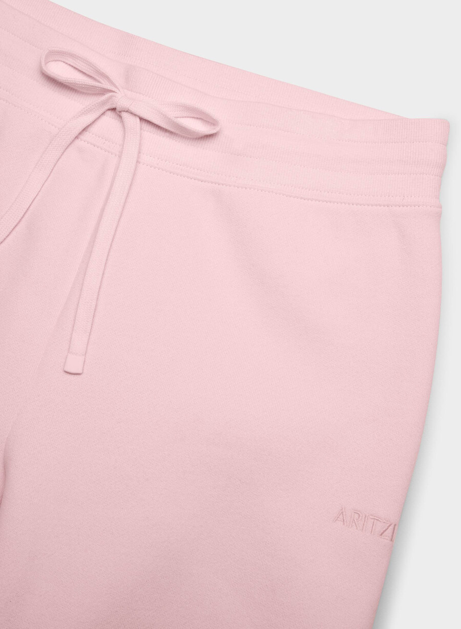 kuschelige sweatfleece-jogginghose mit perfektem bund villa pink