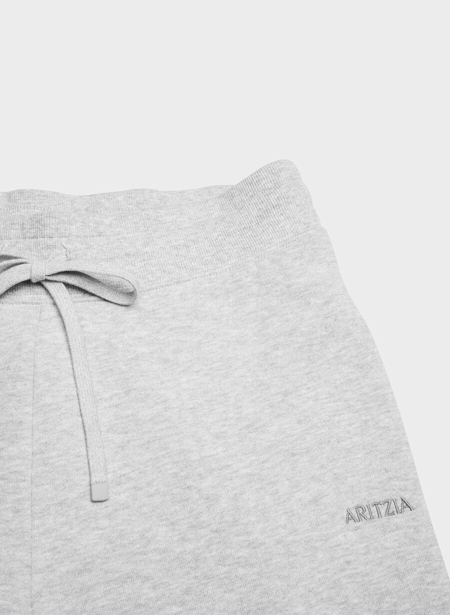 gemütliche sweatfleece-jogginghose mit perfektem bund heather chrome