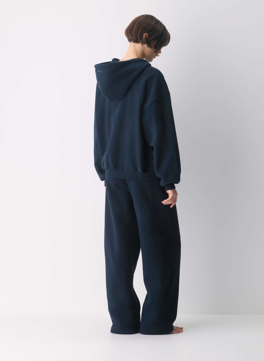 kuscheliger sweatfleece mega zip hoodie admiral