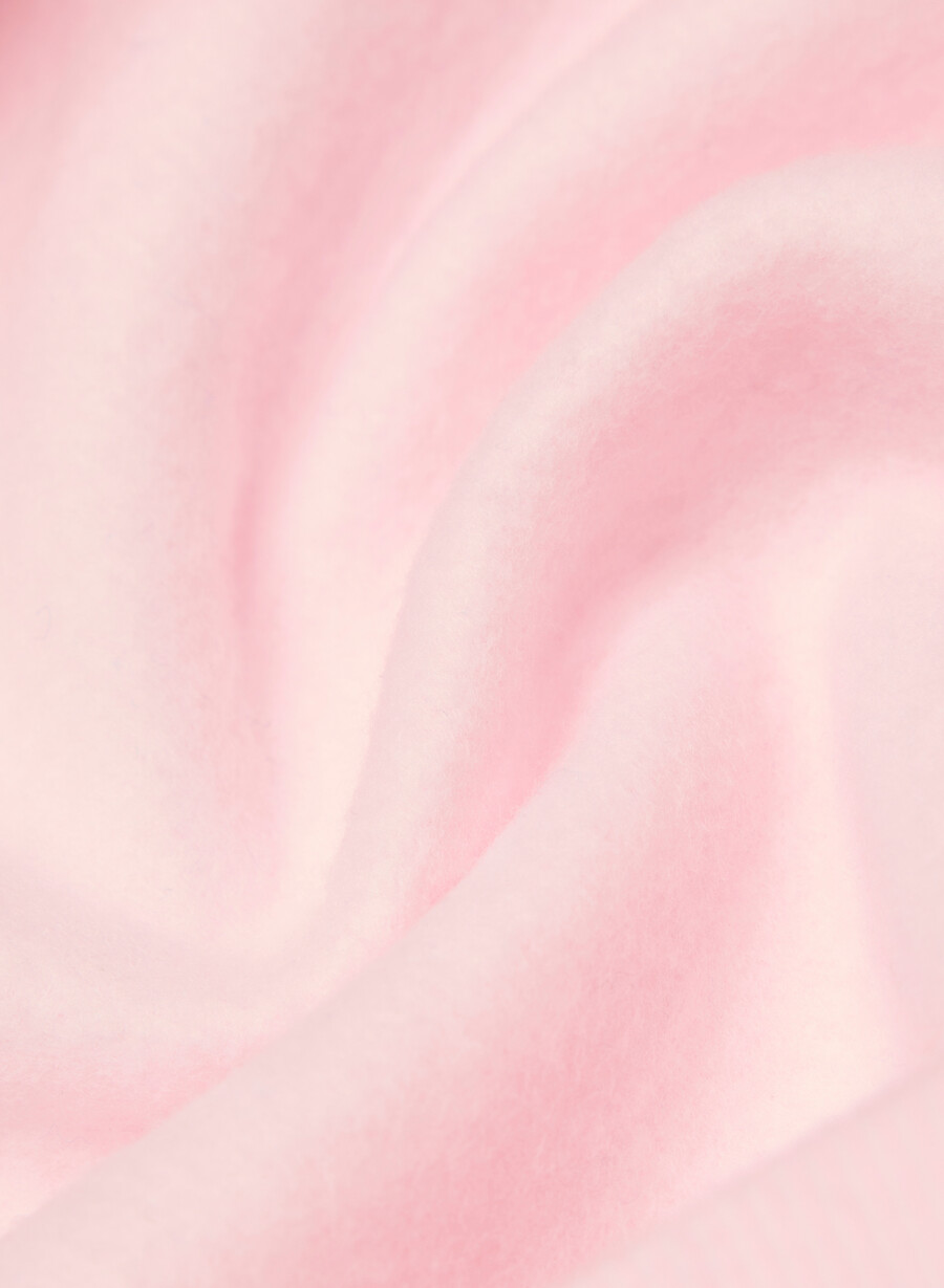 kuscheliger fleece-hoodie mit mega-reißverschluss villa pink