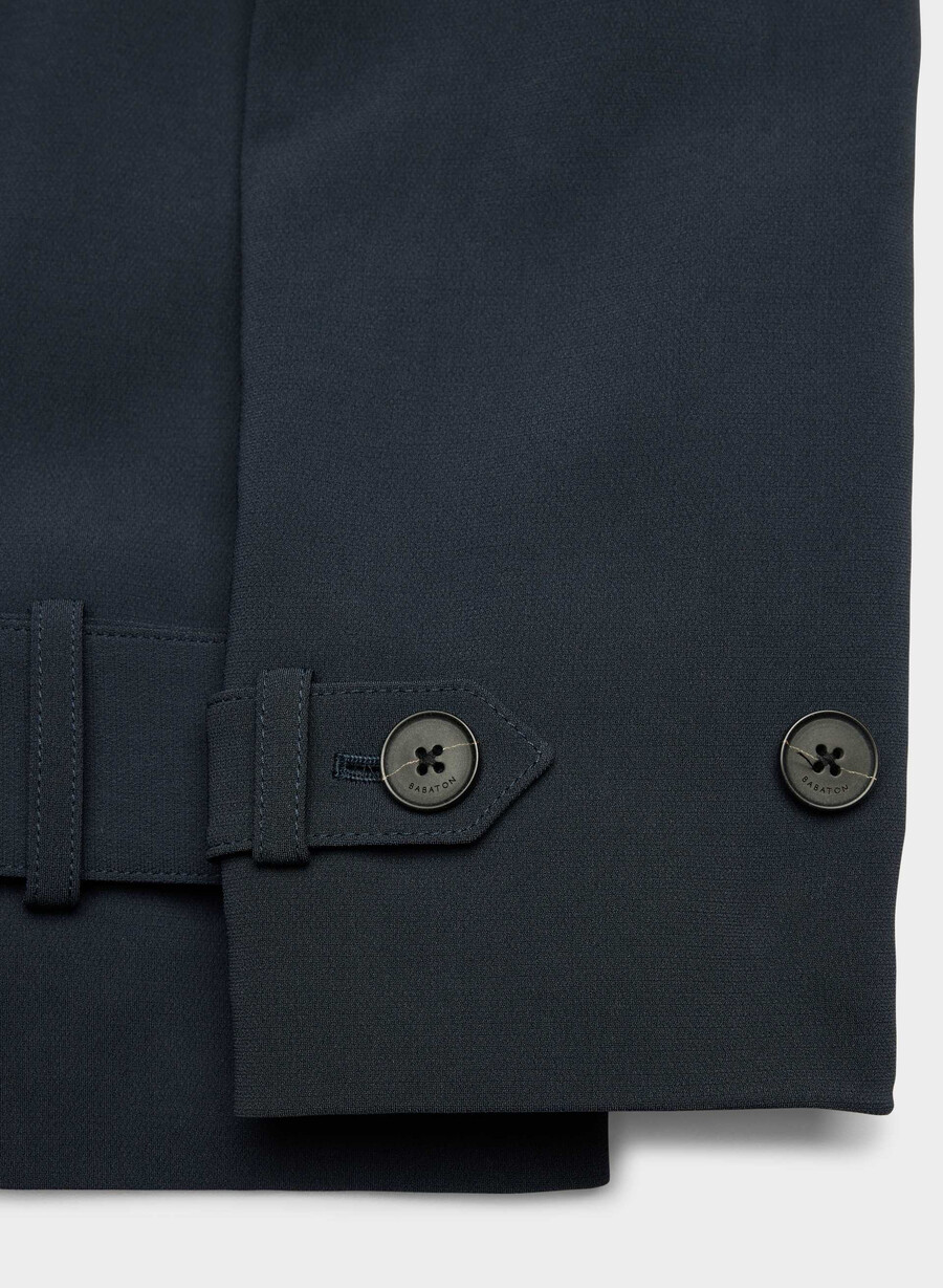 postage trenchcoat - sway crêpe dunkelblau