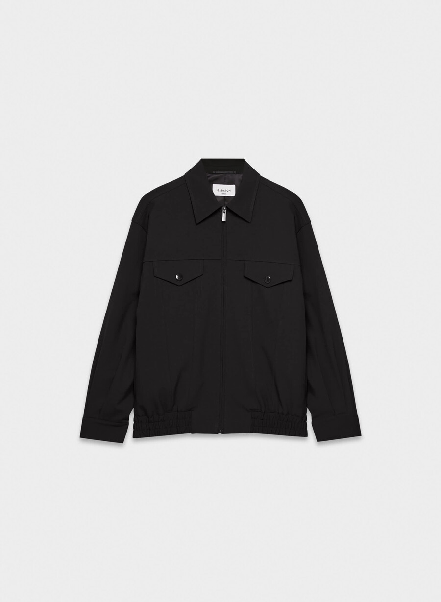 telegraph bomber - reessential light black
